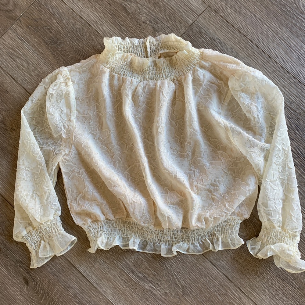 LACE BLOUSE - Picture 4 of 7